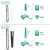 4 Inch 6 Inch Mini Steel Chainsaw Chains Electric Chainsaws Accessory Chains Replacement Mini Electric Chainsaw Chains 2