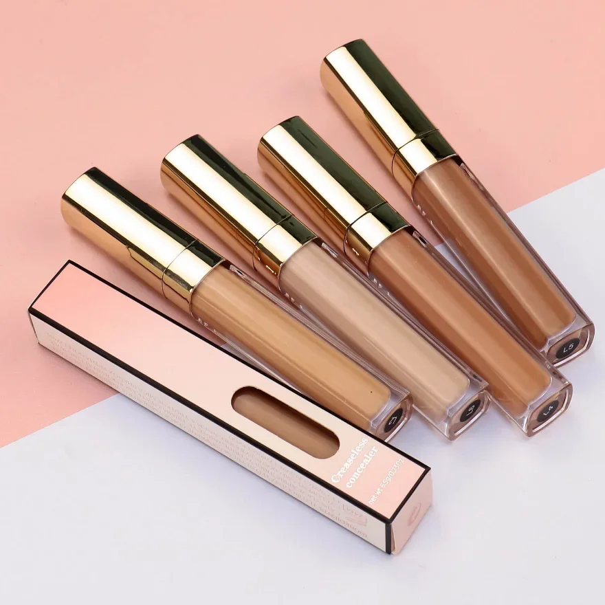 6 Colors Vegan Moisturizing Liquid Concealer Private Cosmetics Custom Logo 3
