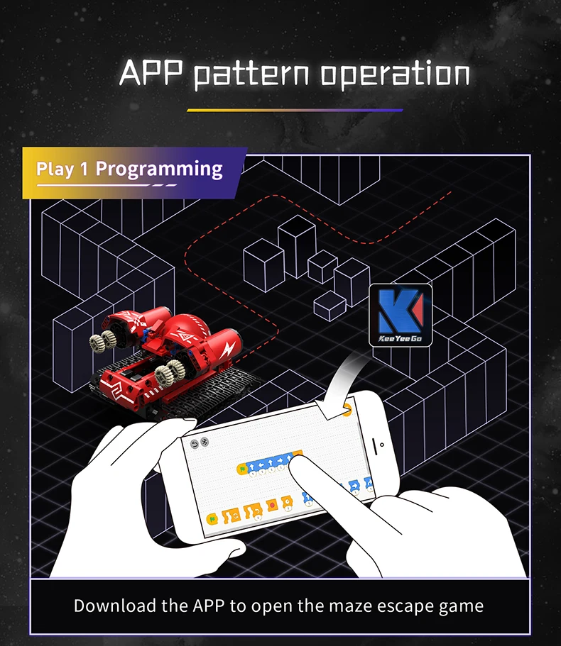 Technical Intelligent Robot App Remote Control Building Blocks Bricks Programming Usb Gift Sets Toys Construction Kids