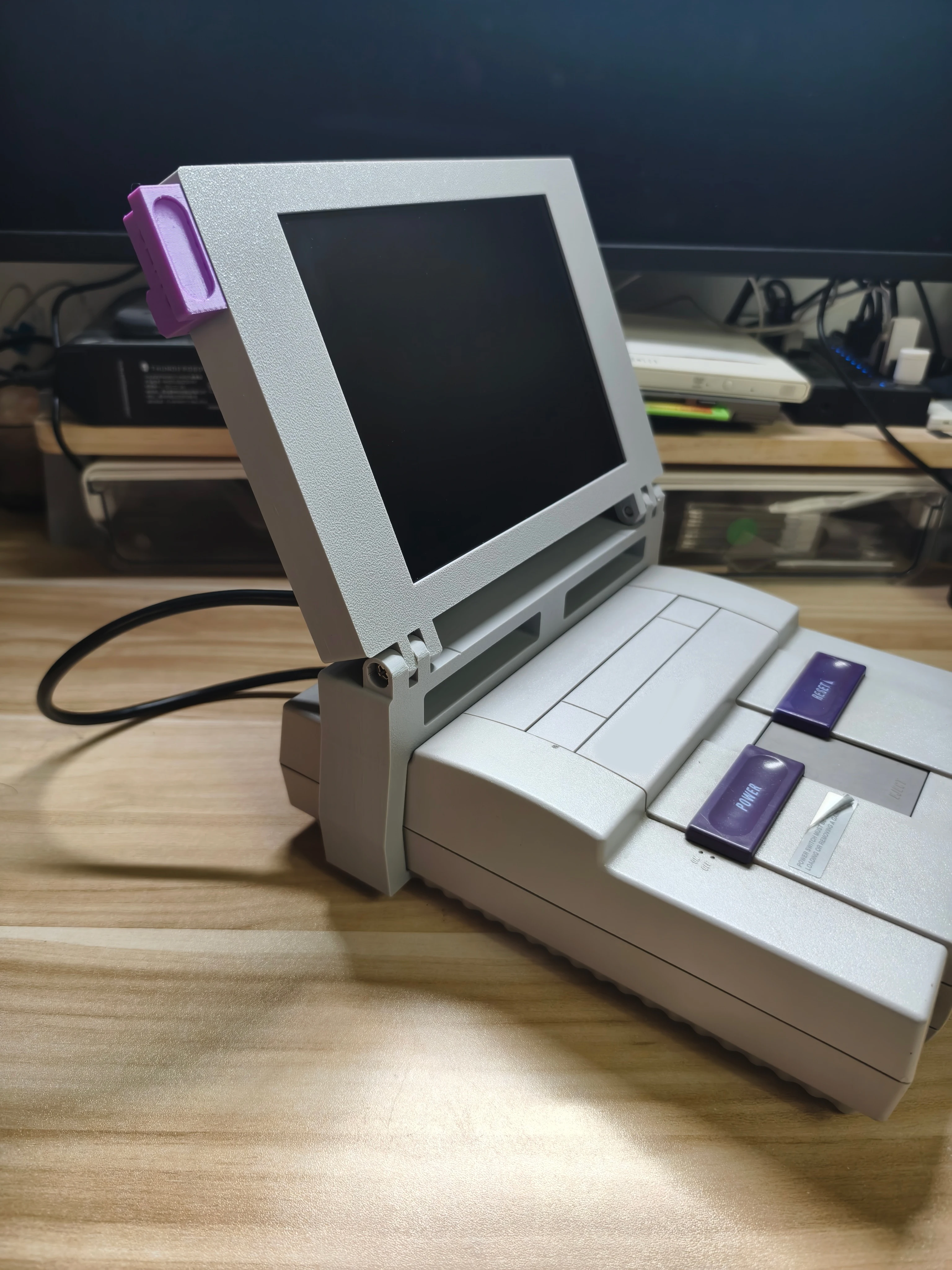 8Inch SNES Retro Arcade Game Machine 3D PRINT Portable