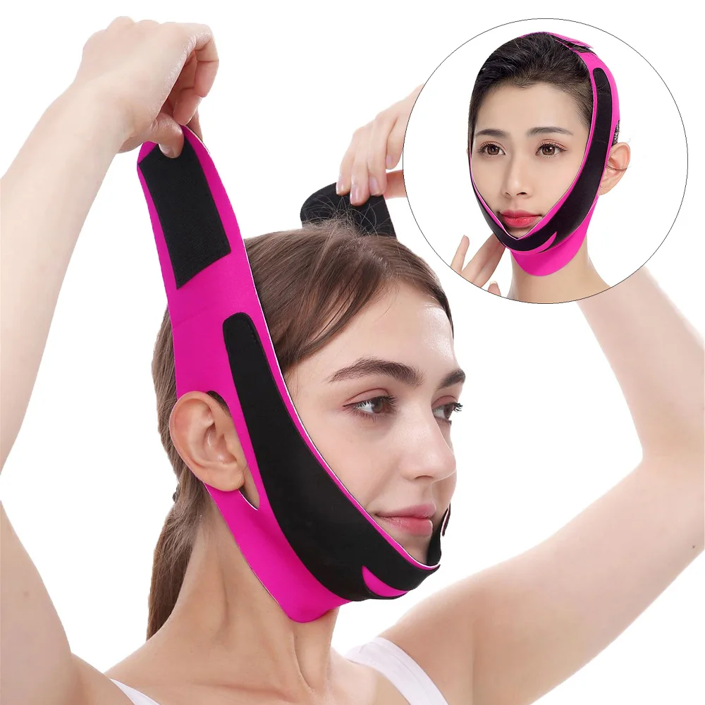 

3D Face Lift Reusable Breathable Beauty Women Anti Wrinkle Facial Slimming Bandage V Shaper Full Face Lift Sleeping Mask Unisex