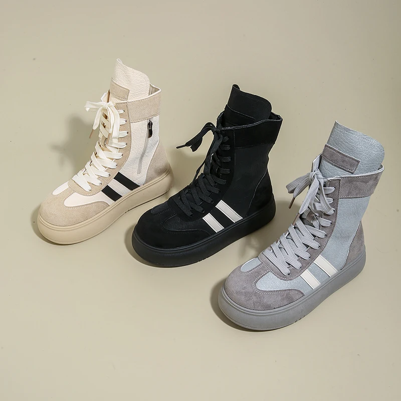Women's Fashion High-Top Lightweight Comfort Shoes