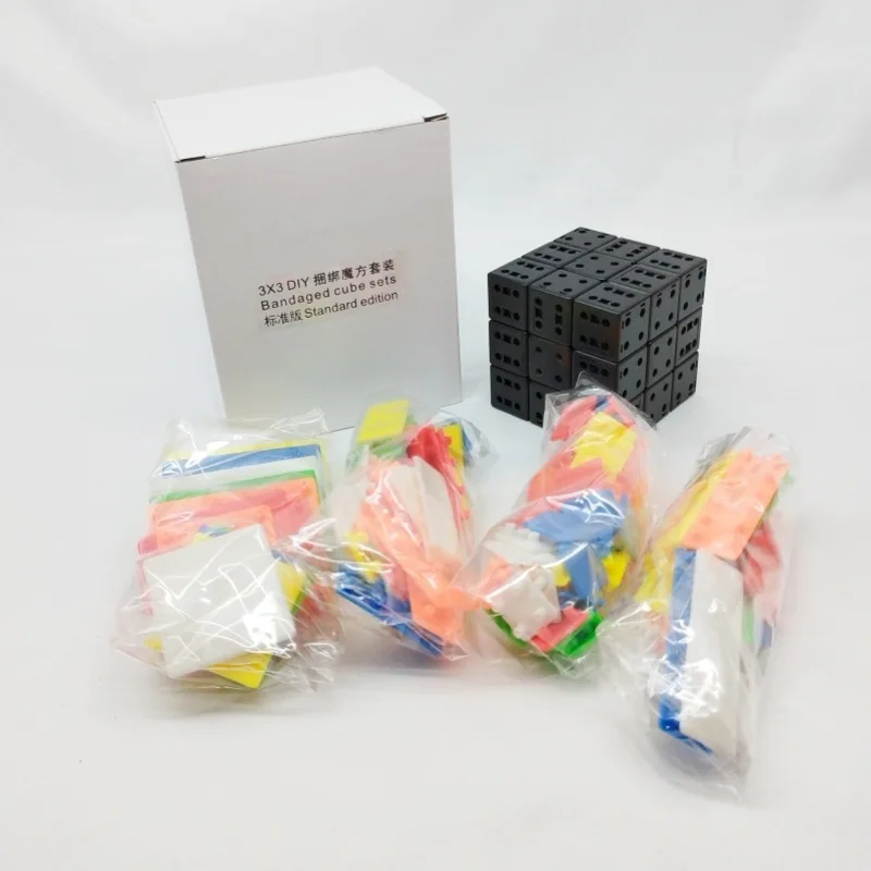 Cubetwist Cubo Magico Fasciato Cubi Puzzle Professionali Cubo Magico Giocattoli Educativi Cubo Magico