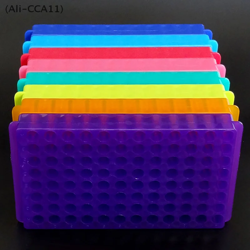 96-well Double-sided Coloured Miniature Centrifuge Tube Rack Laboratory 0.5ml/1.5ml/2ml EP Tube Holders