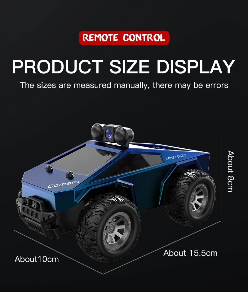 Rc Stunt Car With Hd Fpv Camera And App Control For Kids & Adults_voghion.com