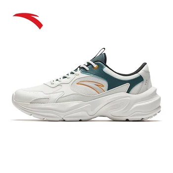 anta zapatos deportivos para hombre, nuevos zapatos informales cómodos de moda para invierno, zapatos ligeros de suela gruesa para ir al trabajo y correr