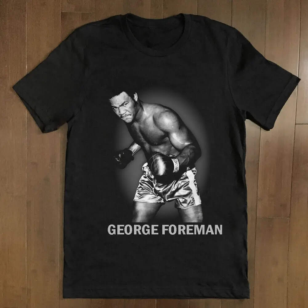 New Popular George Foreman Boxing Gift For Fans Black S-4XL T-Shirt NY128 -  AliExpress