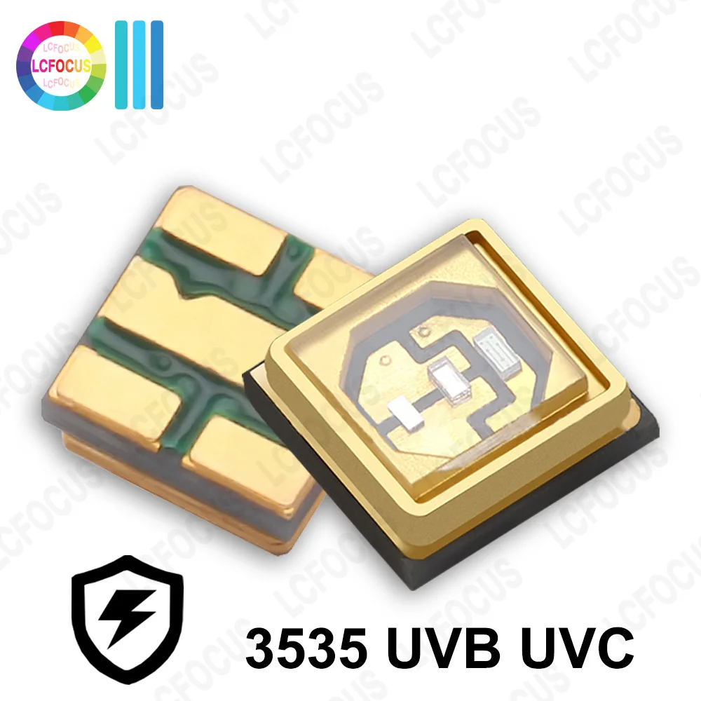 Deep UV LED Ultraviolet Lamps UVC 280nm UVB 300nm UVA 395nm Ultra Violet Chip Diodes 3535 SMD For Water Air Virus Sterilization uv disinfection lamp uv sterilization lamp