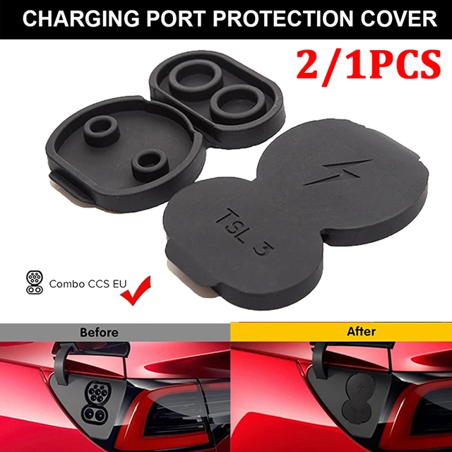 YINETTECH Prise de Charge pour Véhicule Couvercle de Port Chargeur de  Voiture Capuchon Anti-poussière Modification Automobile Accessoires de