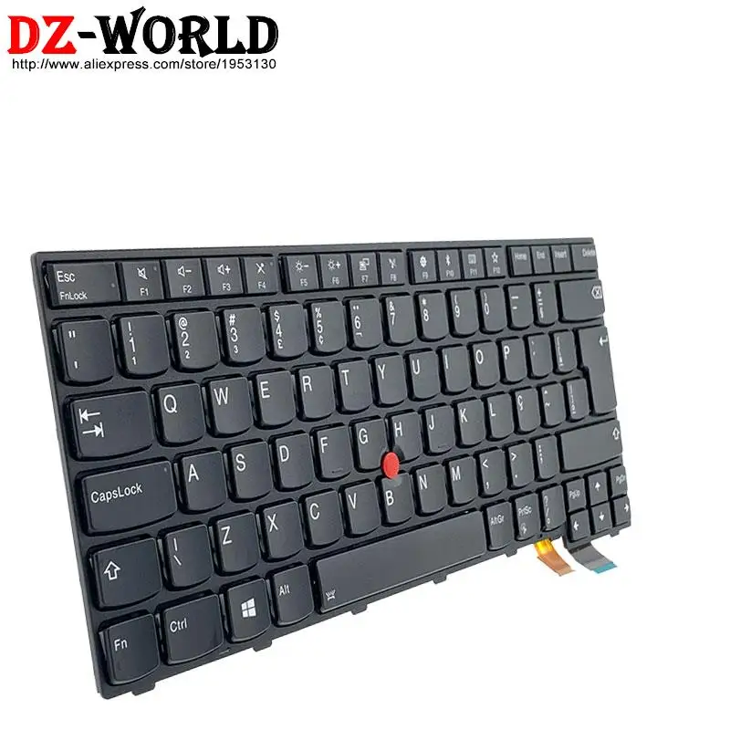 Teclado Retroiluminado do Portátil para Lenovo Ara tw lt gr gk kr kz ru br dk bg th jp Eua Thinkpad 13 Gen2 g2 T470s s2 2nd T460s Computador Portátil - Imagem 3