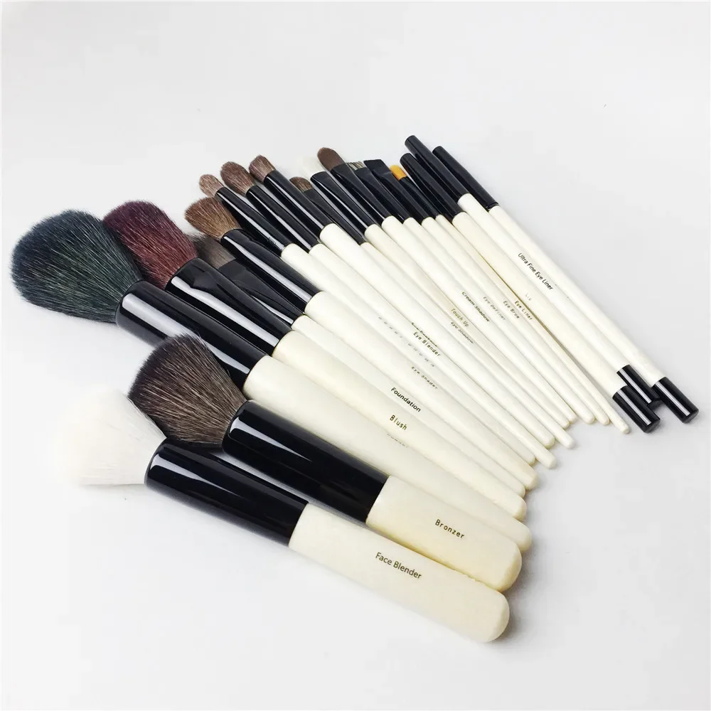18-Brushes 완벽한 메이크업 브러쉬 세트 품질 나무 손잡이 화장품 브러쉬 키트 뷰티 우드 메이크업 브러쉬