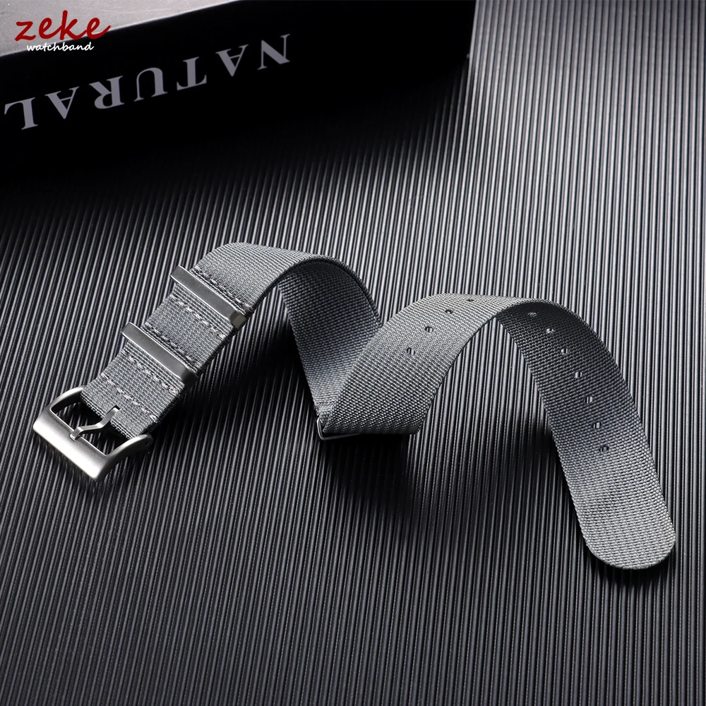 Premium Woven Nylon Watchband - Military Sport Design