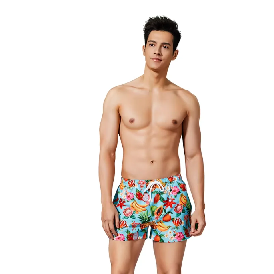 Men's Quick Dry Printed Beach Board Shorts