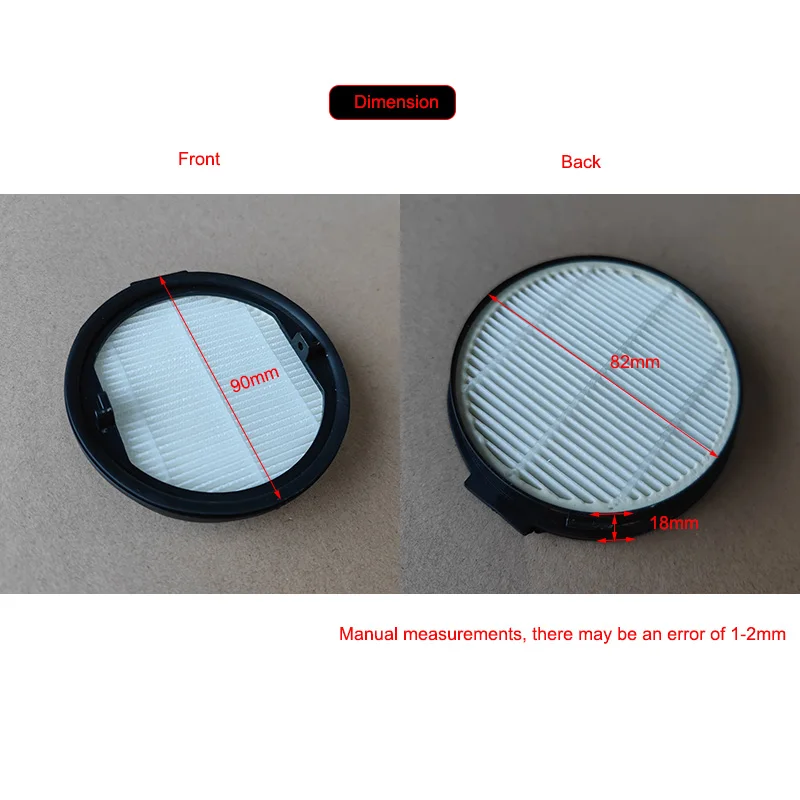 Washable HEPA Filter Replacements for JIMMY JV63 JV65 JV65 PLUS Handheld Cordless Vacuum Cleaner Filters Accessories Spare Parts