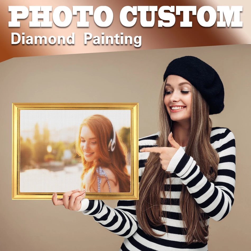 Photo Diamond Painting Full Square/Round Diamonds Embroidery Art Kit Home Decoration Personalized Gift Wall Picture