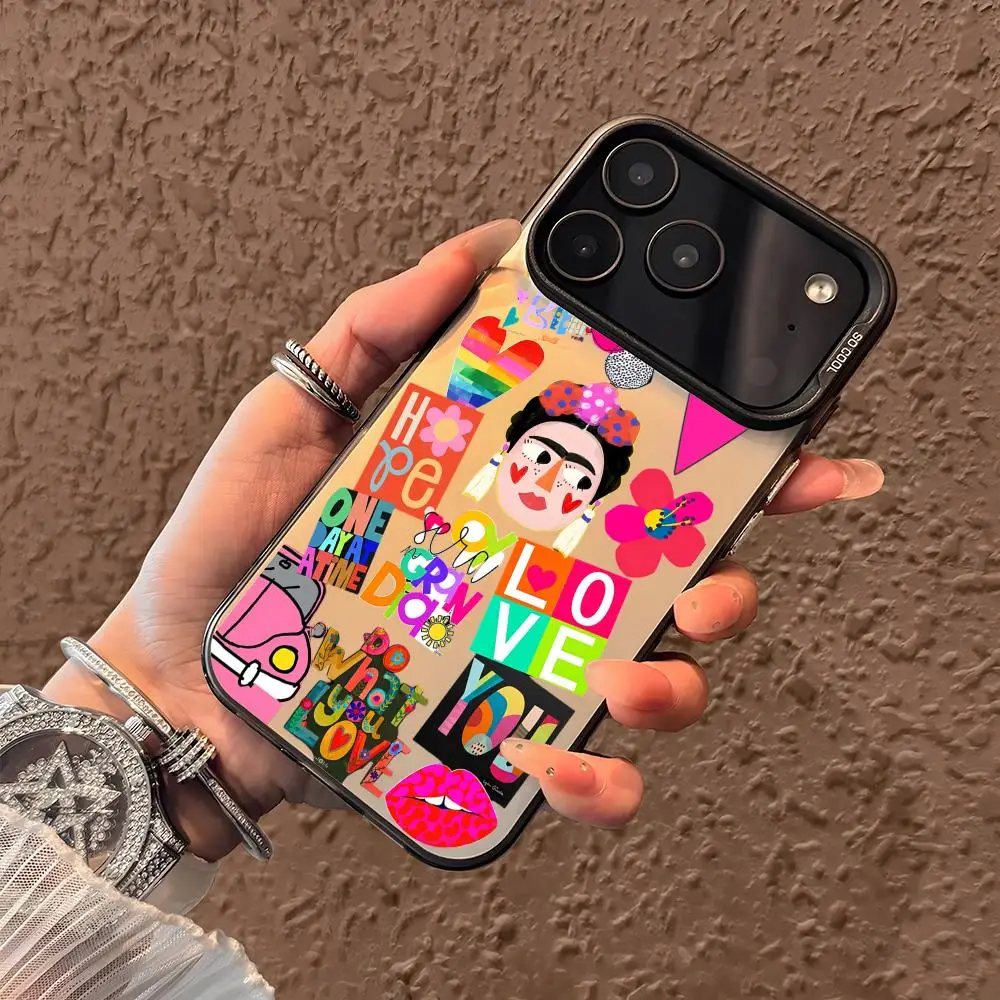 Frida Kahlo Designer Matte Laser Aurora Phone Case