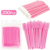 200pcs Eyelash Extension Special Eyelash Removal Brush Micro Brush Eyelash Brush Lipline Cotton Brush for Eyelash Extension Tool 2
