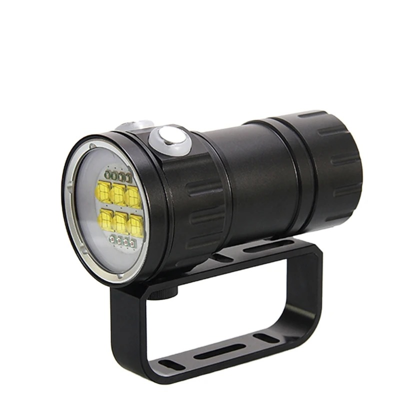 

Super Power 300 Watts White Red Blue 28800LM Underwater Diving Flashlight Photography Light Torch
