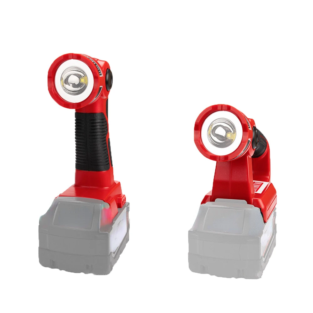 

Free Shipping 3W LED Work Light Portable Outdoor Flashlight For Milwaukee 18V Li-Ion Battery Spotlight Not Including Battery