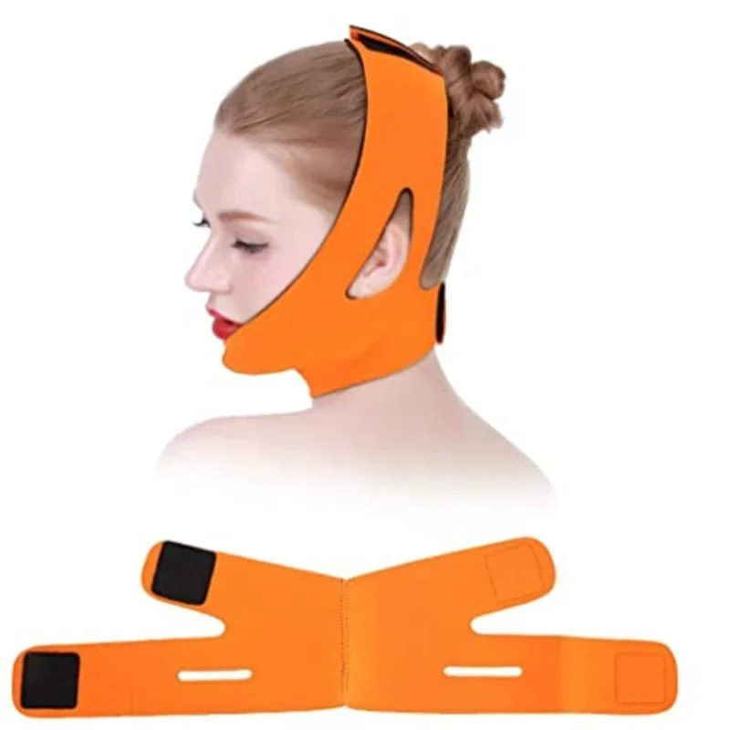 여성용 얼굴 슬리밍 붕대, V라인 얼굴 셰이퍼, 턱 뺨 리프트 업 벨트, 얼굴 마사지 스트랩, 얼굴 피부 관리 미용 도구