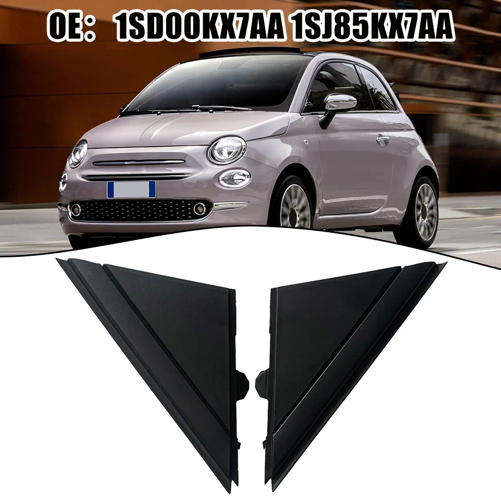 Add a Stylish Touch to Your For Fiat 500 with Matte Black Door Mirror Flag  Covers Easy Installation Exquisite Style - AliExpress