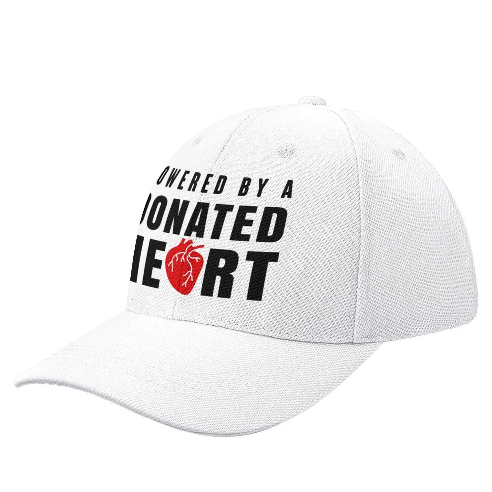 

Powered by a Donated Heart Transplant Survivor Baseball Cap Hip Hop Trucker Hats Cap Women'S Men'S