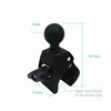 Jadkinsta Tough-Claw Mount with Double Socket Arm and Round AMPS Base Adapter for 1 Inch Mount Gadgets Extension Arm 2