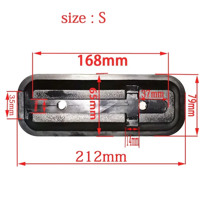 4 Inch SUP Paddle Board Fins PA66 Nylon Surfing Fins Inflatable Kayak Inflatable Board Stand Up Paddle Accessories