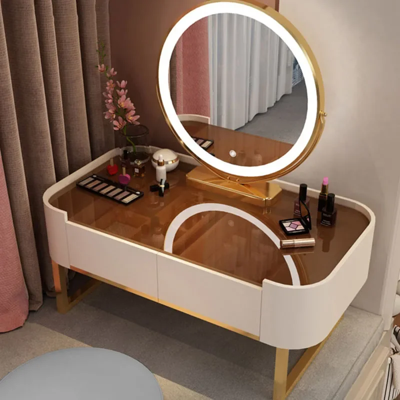 

Drawer Makeup Dressing Table Box Gold Baby Girl Hairdresser Vanity Dressing Table Sofas Living Room Penteadeira Home Furniture