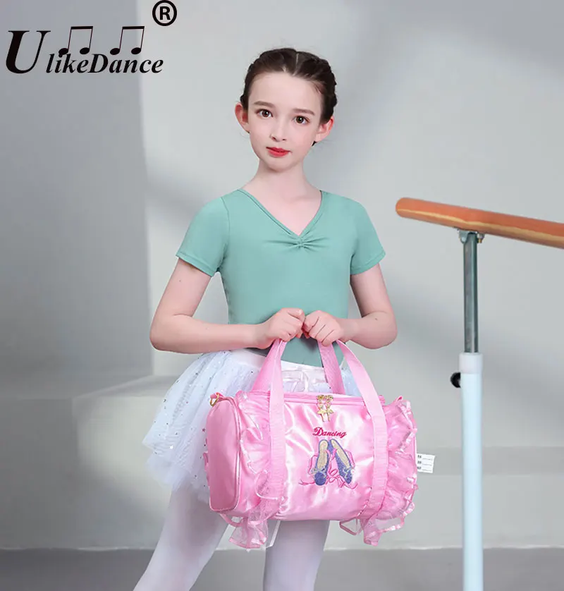 

UlikeDance Gift Latin Children Ballet Bag for Girl Ballerina Dance Bags for Kids Dancing Handbag Girls Ballet Dance Shoulder Bag