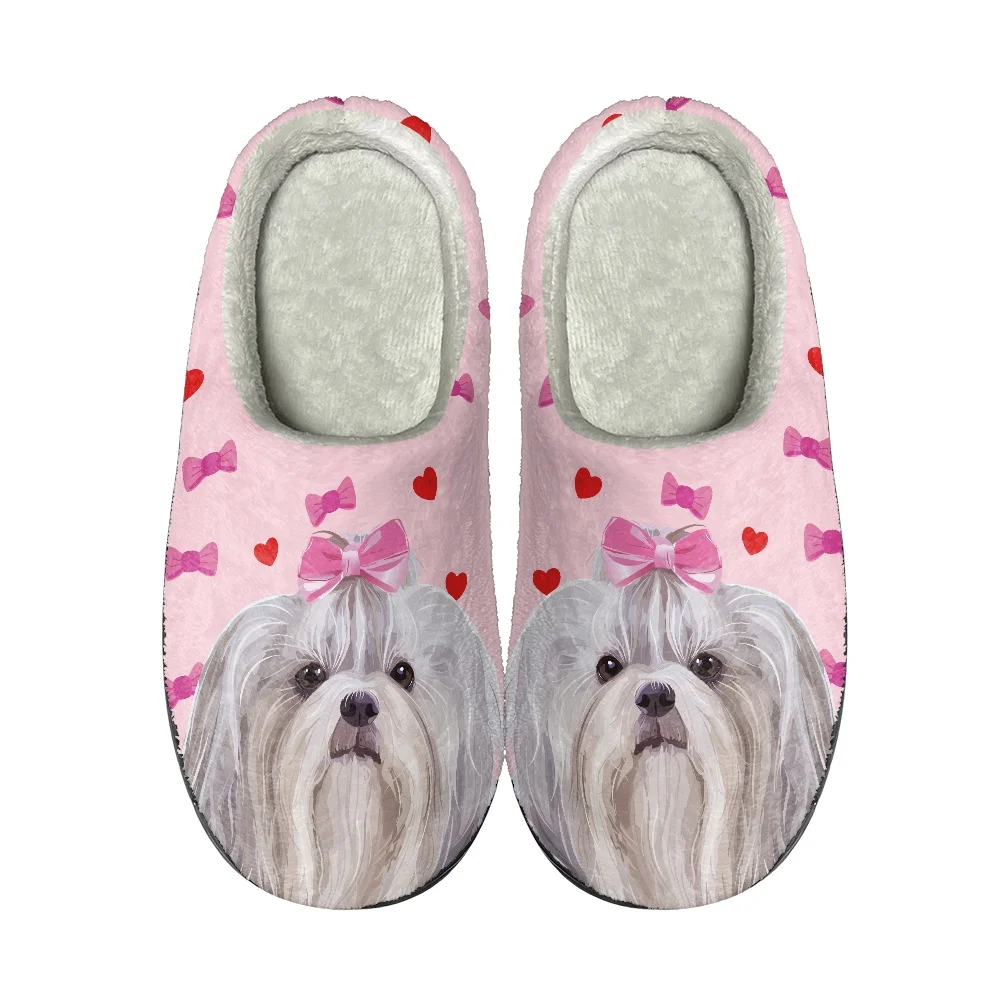 

Симпатичные домашние хлопковые тапочки с принтом цветов и растений, мужские и женские сандалии, плюшевая Повседневная сохраняющая тепло обувь, термообувь