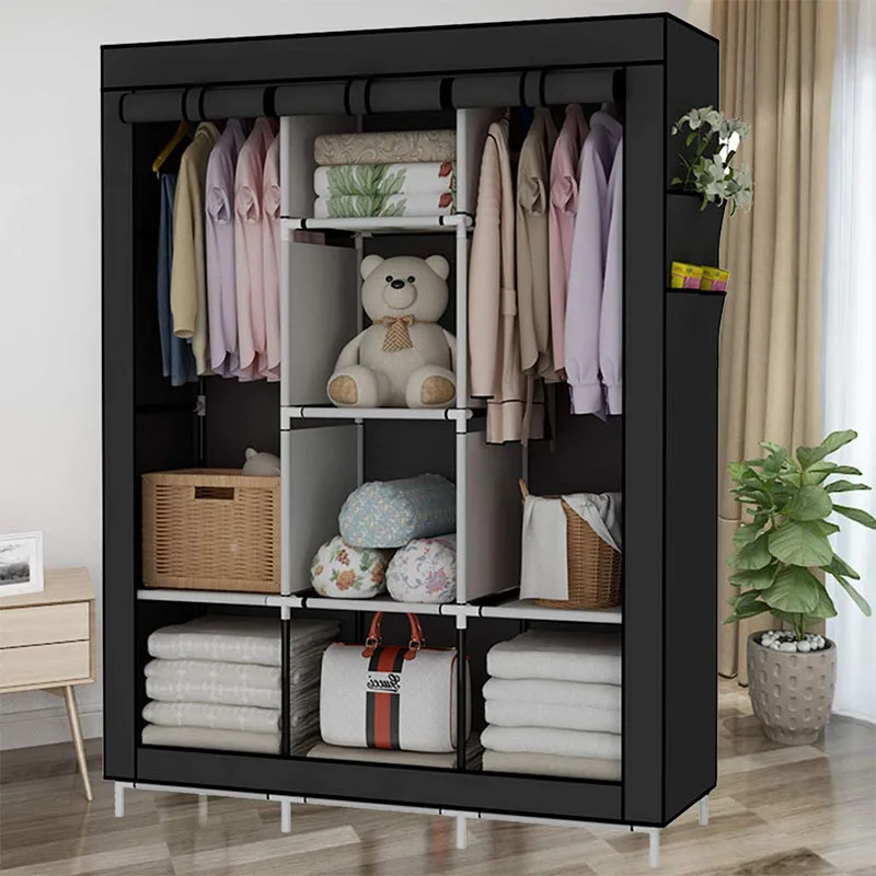 150x45x170cm Black