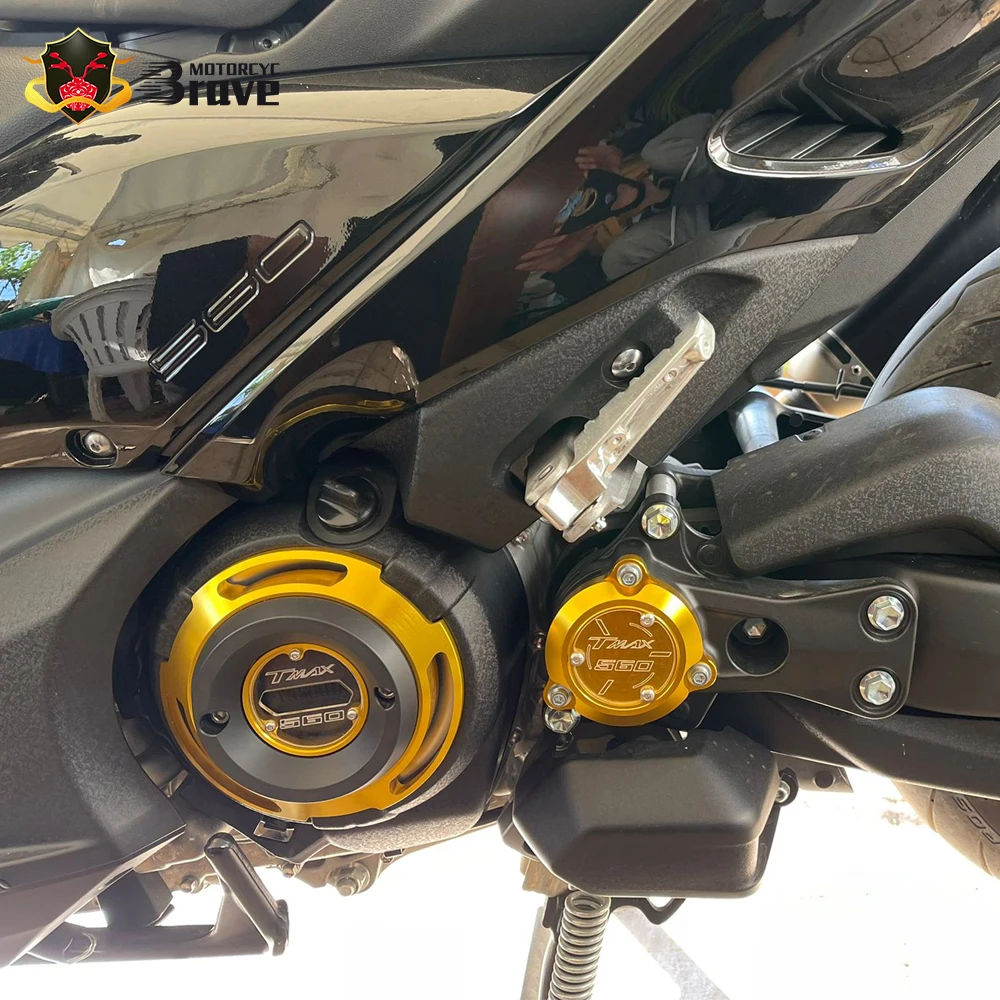 For Yamaha Tmax560 tech max 2021 2022 Engine Protection Cover and Front Sprocket Cover Drive Shaft Cover Guard tmax560 techmax