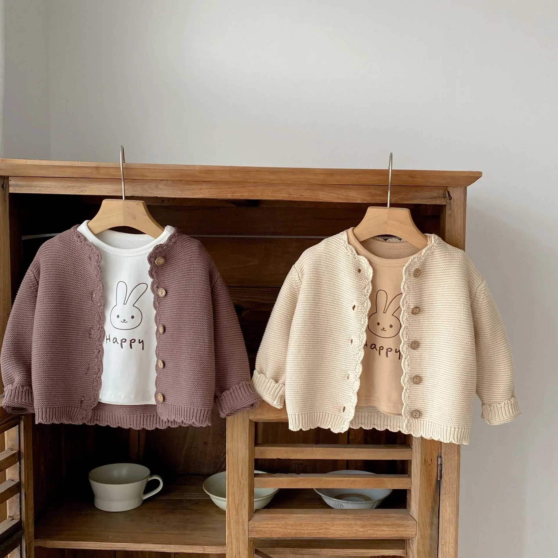 Cozy Knit Cardigan Sweater for Little Girls & Toddlers 3