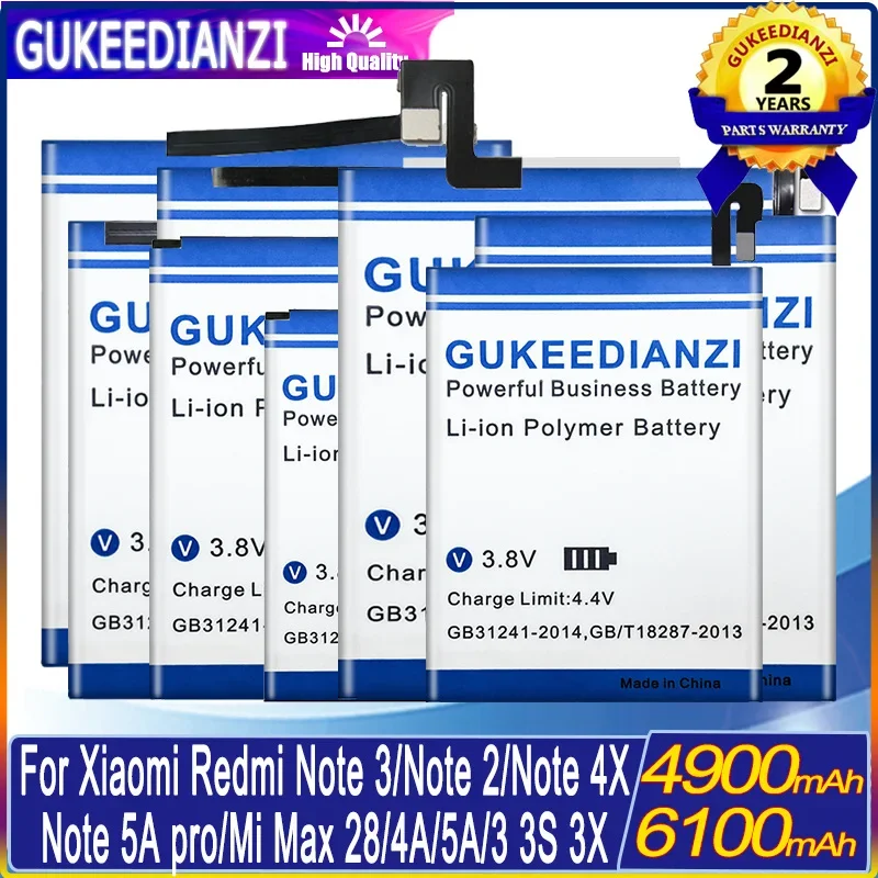 Bm47 Bn31 Bn40 Bn30 Bm46 Bn34 Bm48 Batteria Per Xiaomi Redmi 3 3S 3X 4X 4A 3 4 Pro Mi 5X Max 2 Note 2 3 4X 5A Pro Batteria + Strumenti