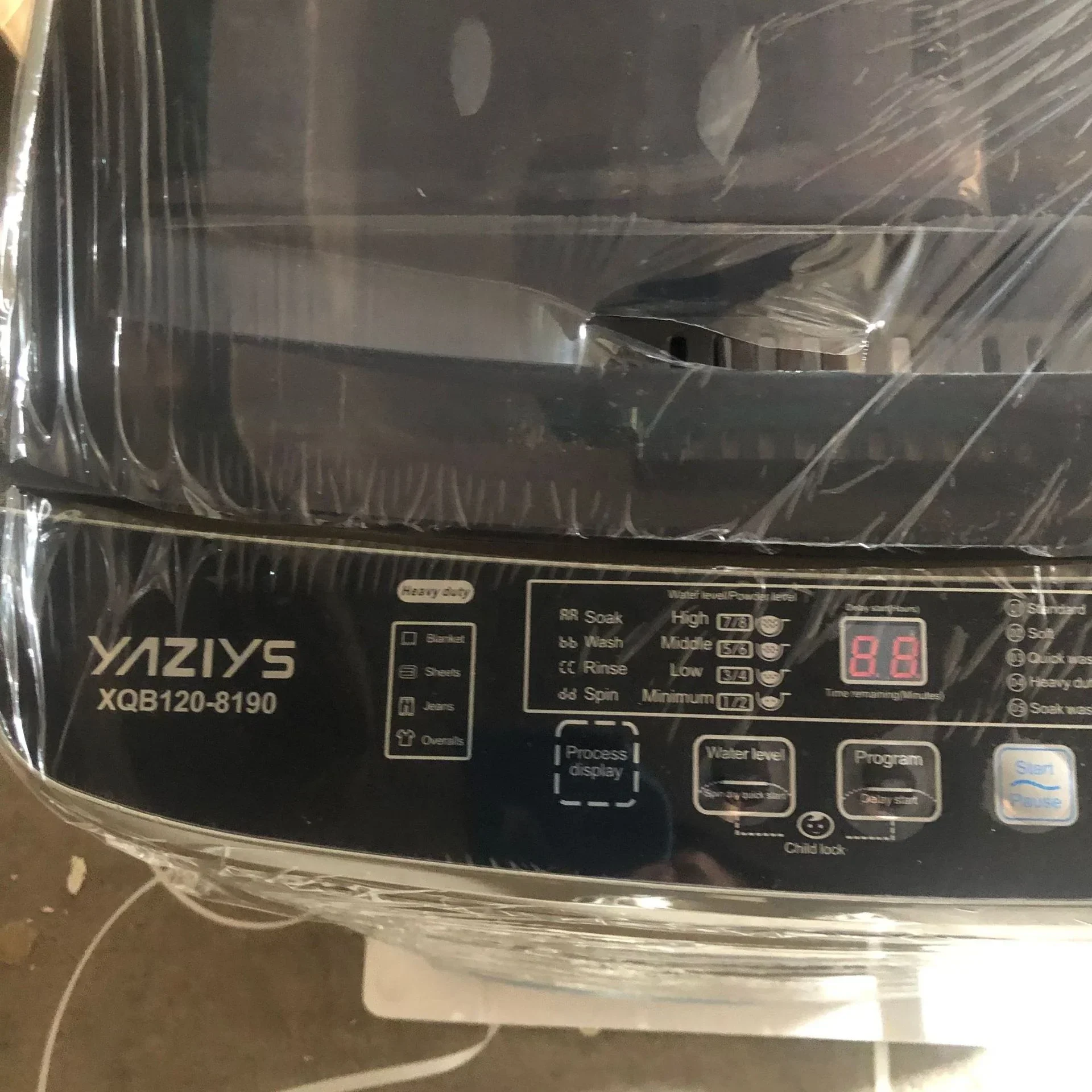 Fully 12kg Automatic Single Tube Top Loader Portable Washing Machine with Dryer Large 7kg 8kg Wash Cloth10kg15kg 20kg 3