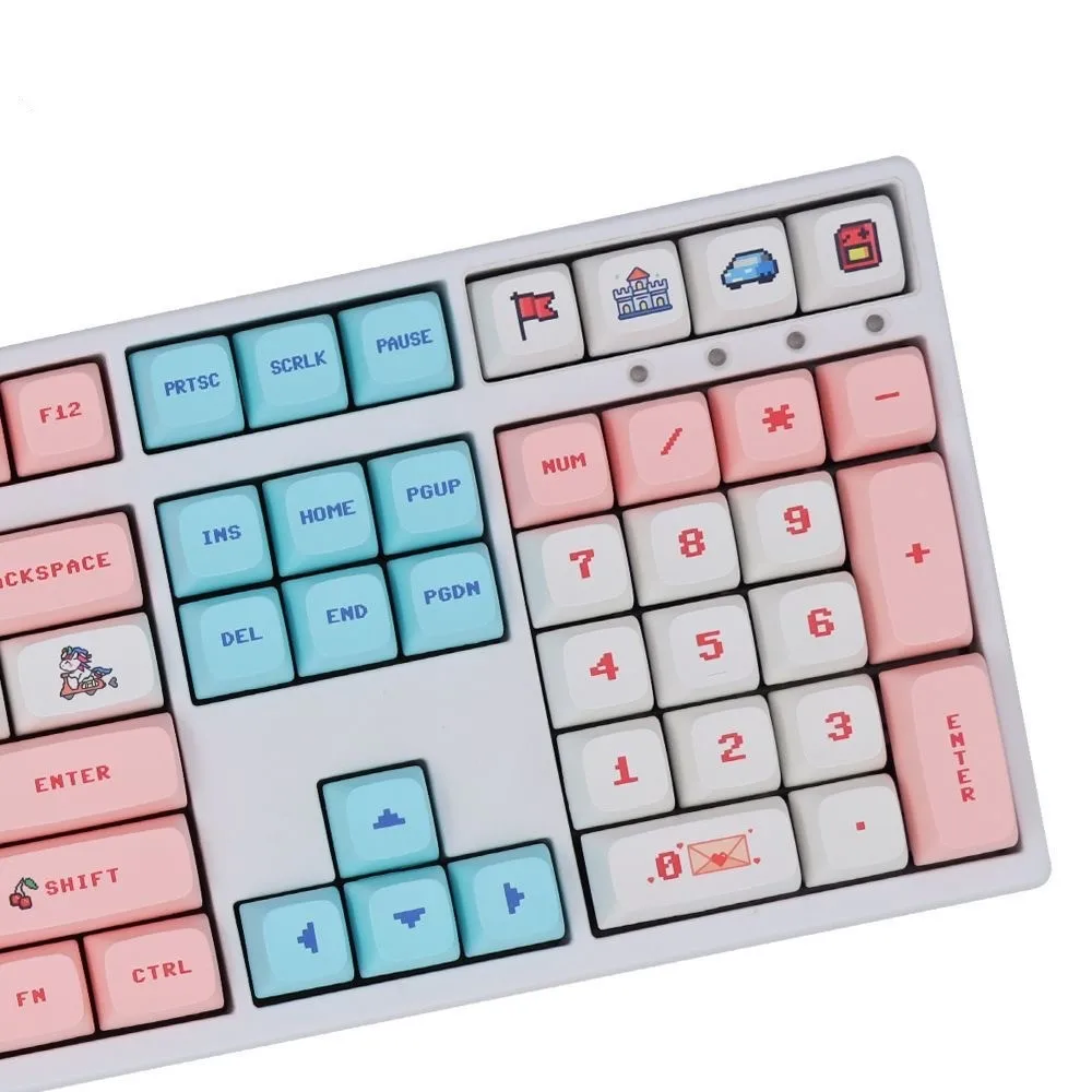 Колпачки для механической клавиатуры Pixel Wars XDA PBT, 135 клавиши