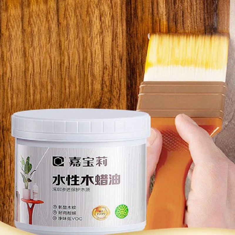 

Water-based Wood Wax Oil Transparent Varnish Wood Paint Anti-corrosion Wood Paint Solid Wood Oil Furniture Renovation