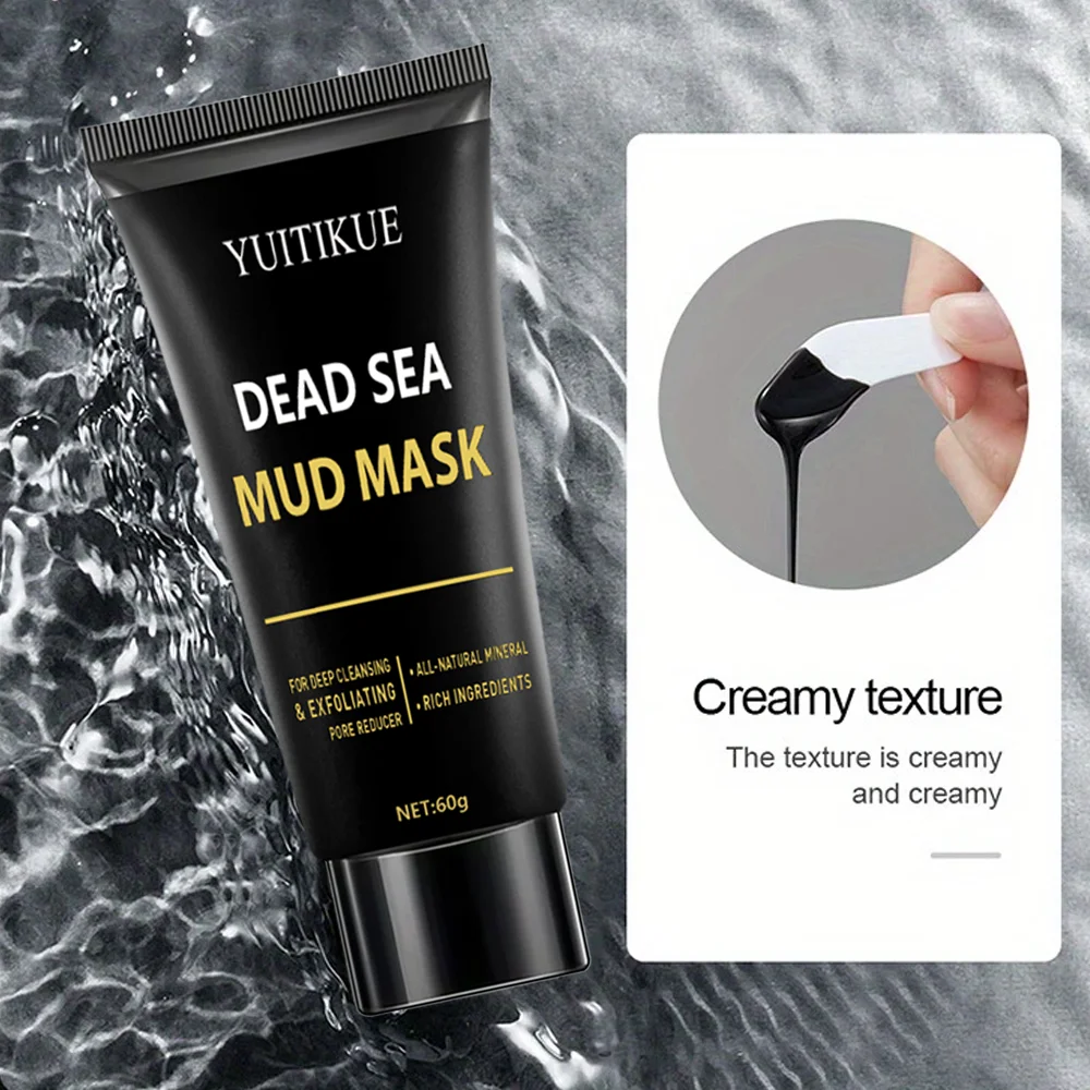 YUITIKEU peel-off mask, deeply cleanses and exfoliates, tightens pores, made from natural ingredients rich in minerals.