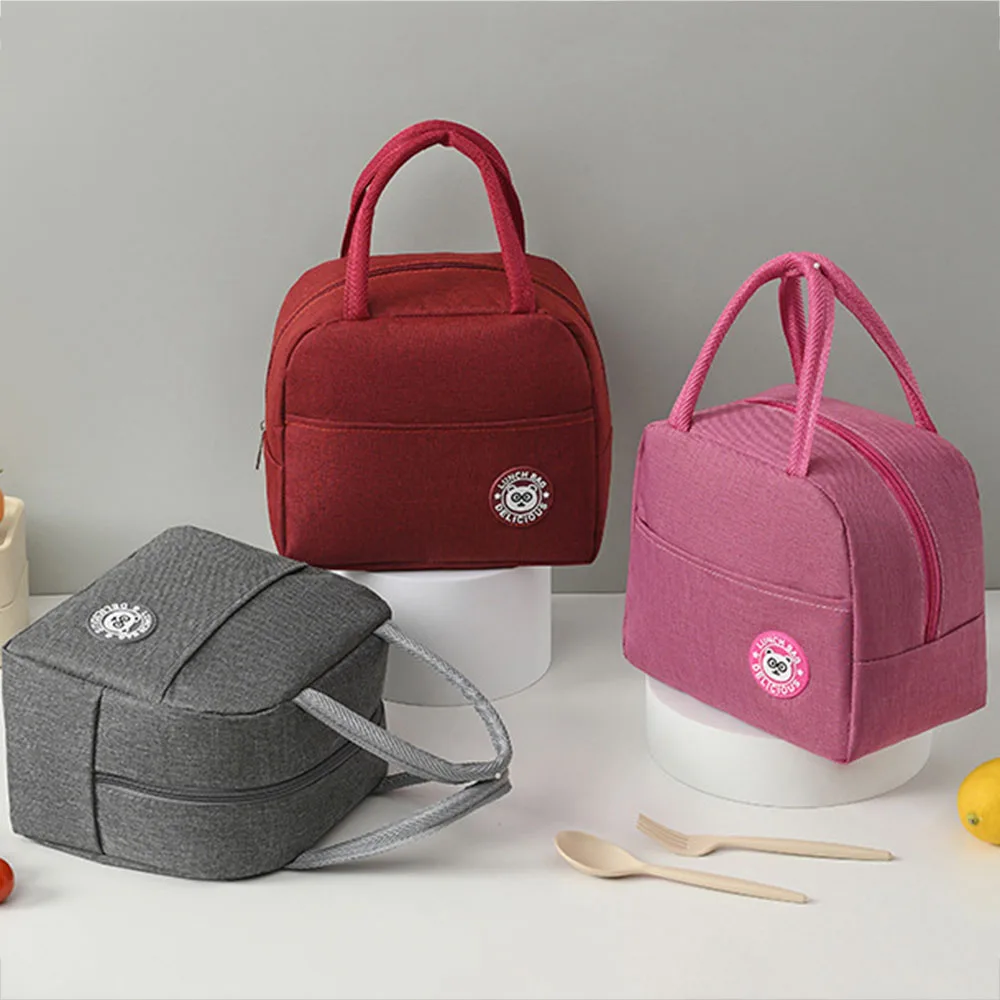 휴대용 대용량 토트 맥주 도시락 가방, 피크닉 음료 도시락, 야외 사무실 음식 가방, 패션