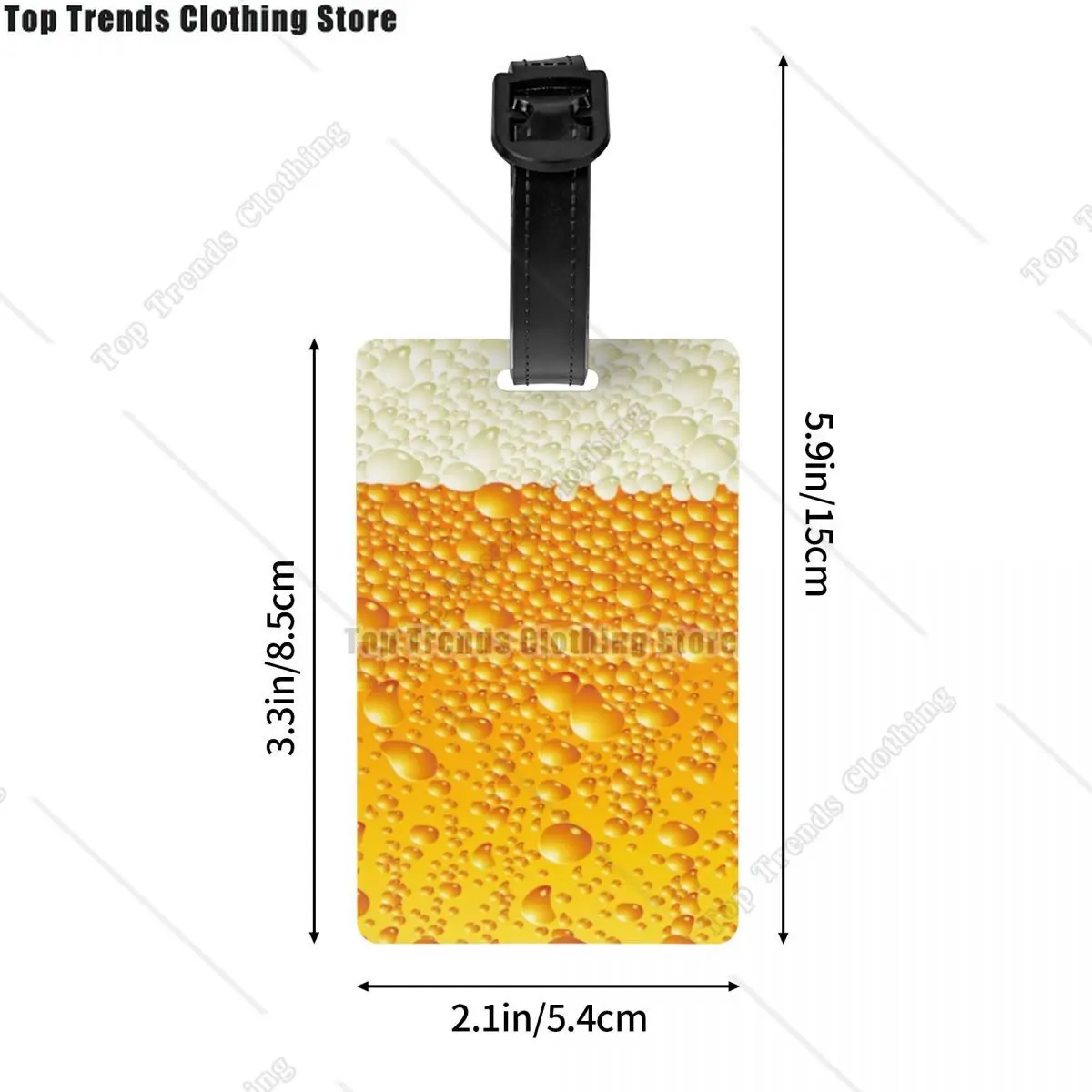 Beer Water Luggage Tag Travel Bag Suitcase Privacy Cover ID Label