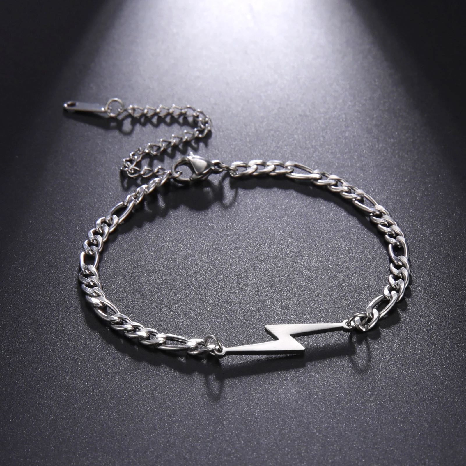 Stainless Steel Charm Bracelet For Men Women