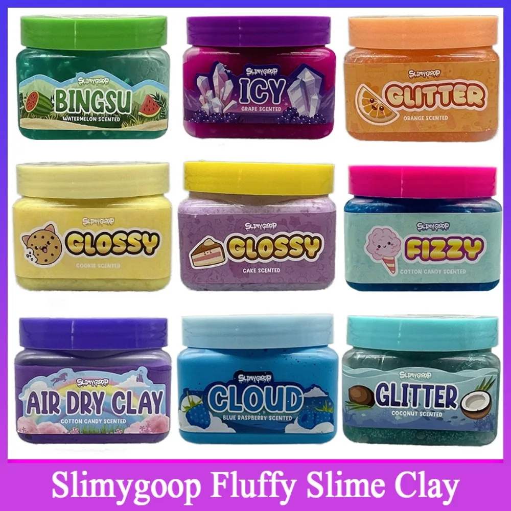 Slime Kit Fluffy Slime Fluffy Slime Clay Kit Air Plasticine Toy for Children Big Size Kids Birthday Gift Set