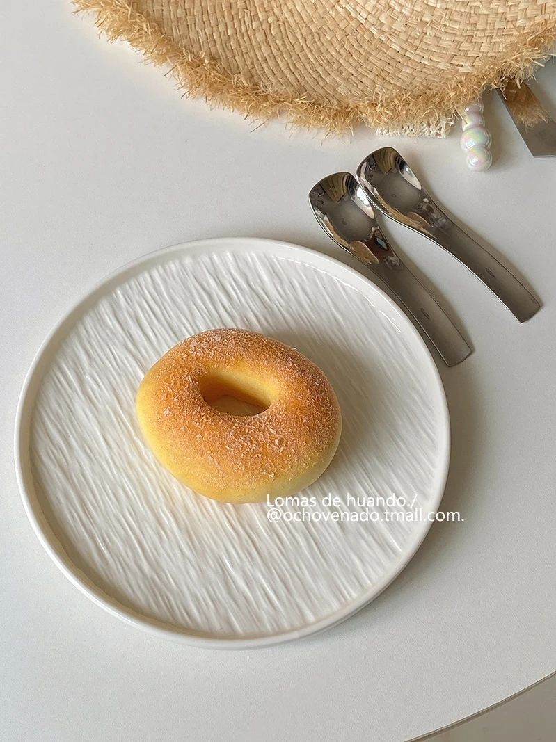 INS Wind Plate Ceramic Premium Steak Dining Plate Dessert Western Food Special Look Breakfast Salad Pasta Household Items