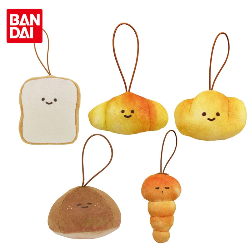 Bandai подлинные гасяпон смайлик эмодзи хлеб кавайные милые Аниме фигурки героев
