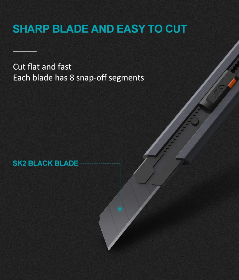 Gadgetoo Jimihome Household Tool Safety Scissors And Adjustable Utility Knife Set