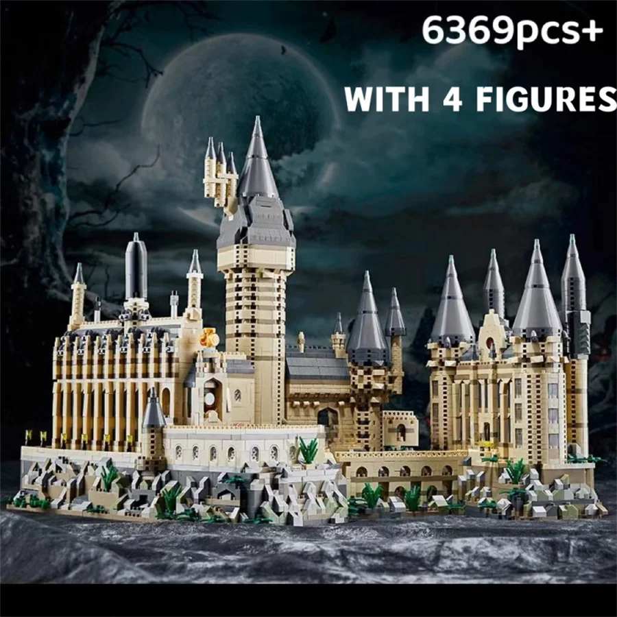 Building Block Toy City Creative Medieval Magic Castle Series Micro Bricks School Architecture Palace Model Building Blocks Assembly Toys Kid Gifts