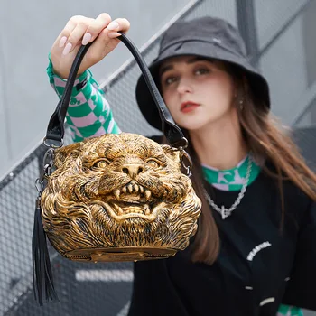 Tiger Head Handbag 2