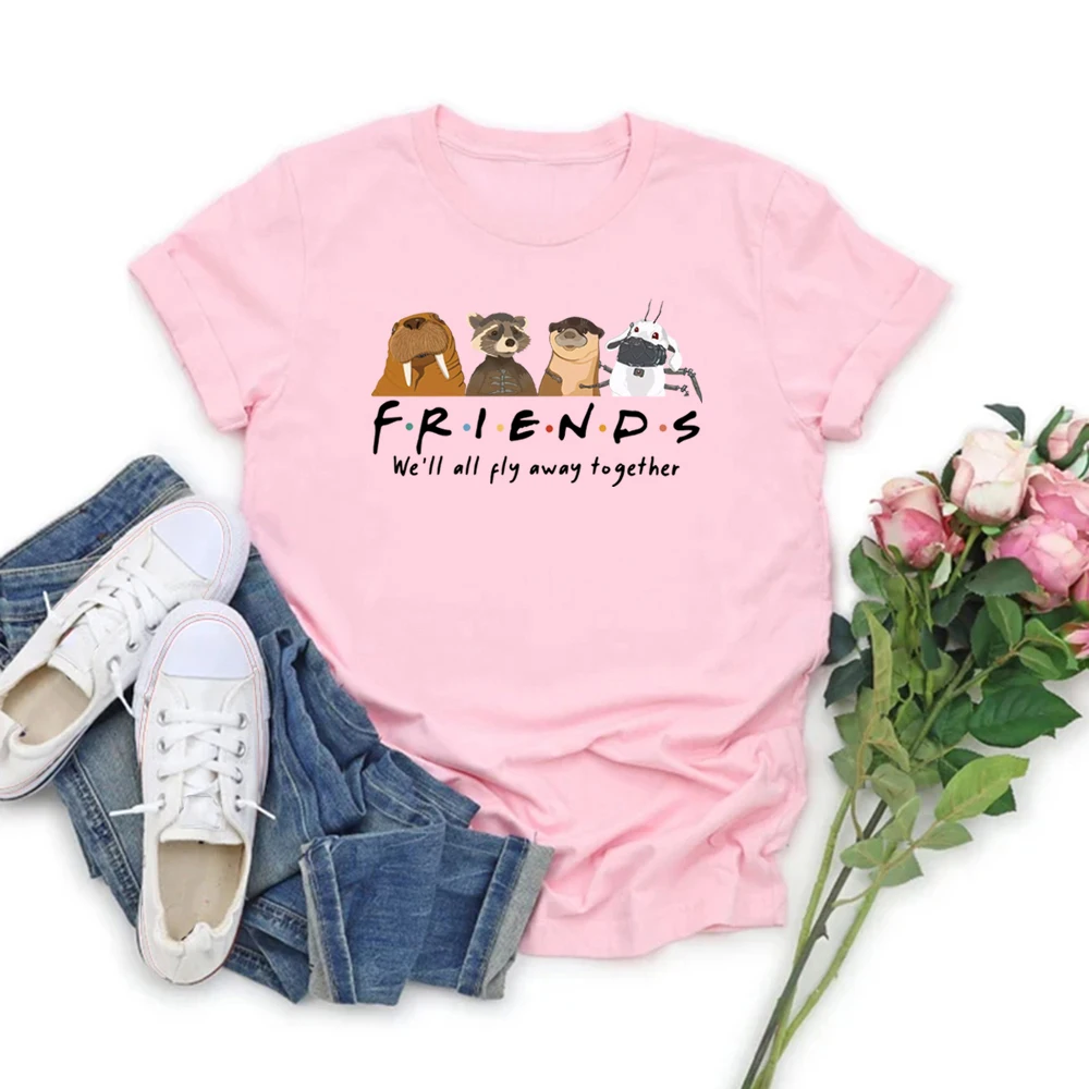 Rocket and Friends We'll Fly Away Together Inspired Streetwear Tee