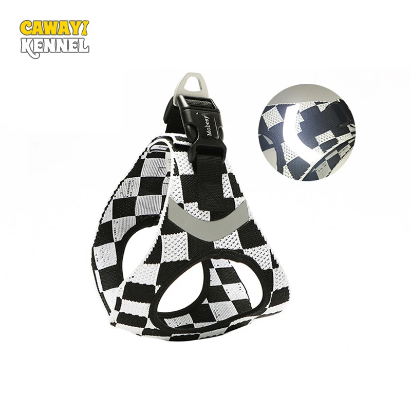 CAWAYI KENNEL Dog Harness Breathable Reflective Pet Harness Vest for